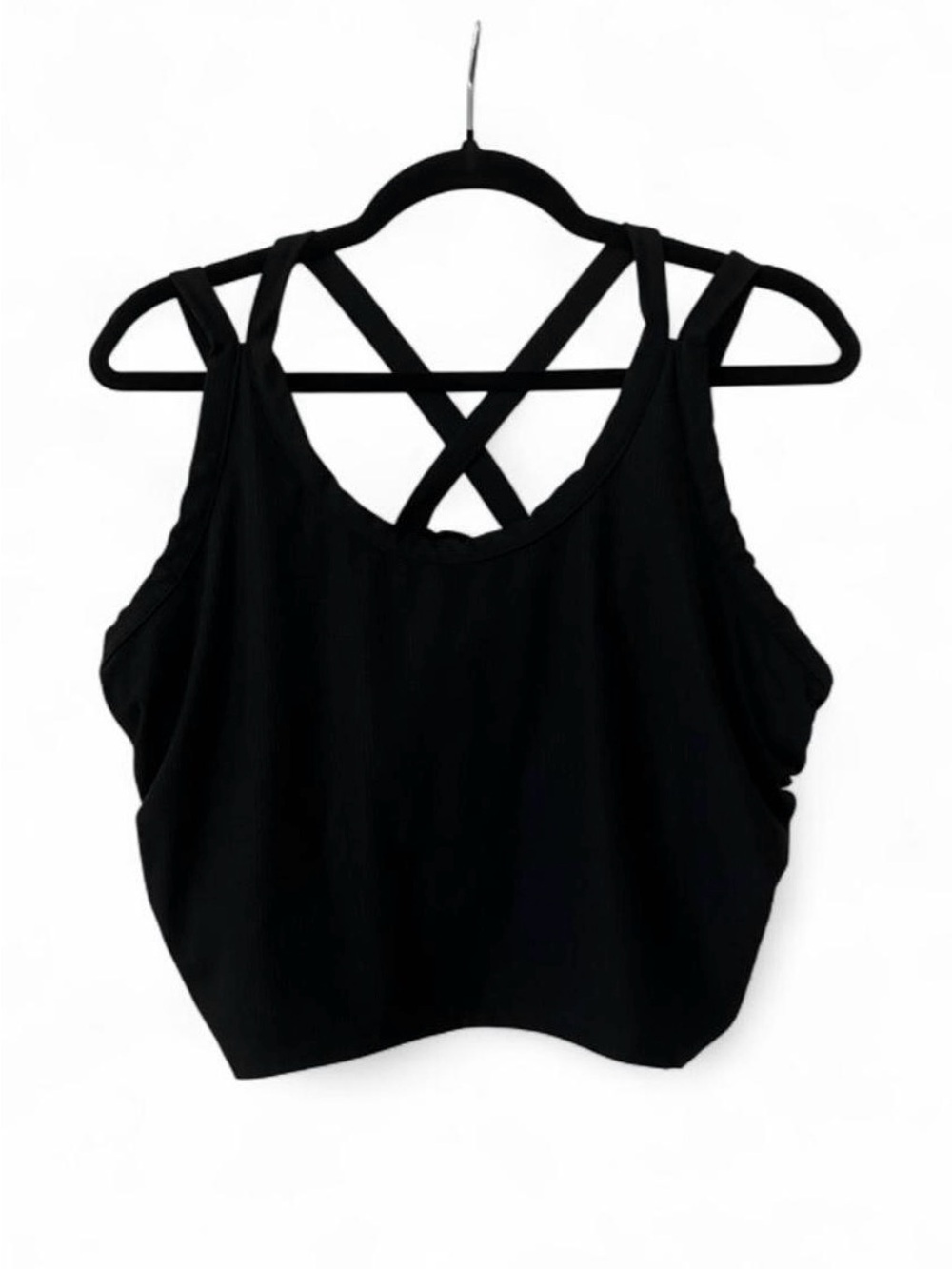 Torrid Plus Size 2x Black Tru Long Line Active Bra
